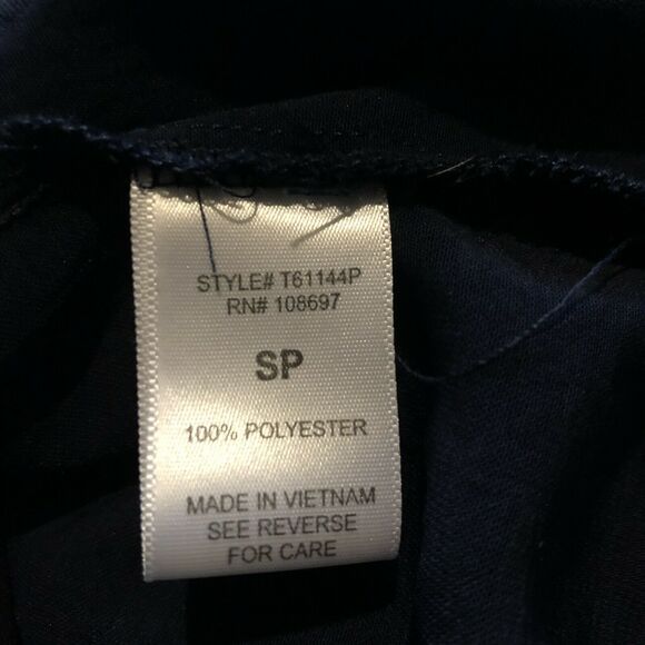 alice blue for stitch fix Blue Roll tab sleeve shirt Size SP - Picture 8 of 8